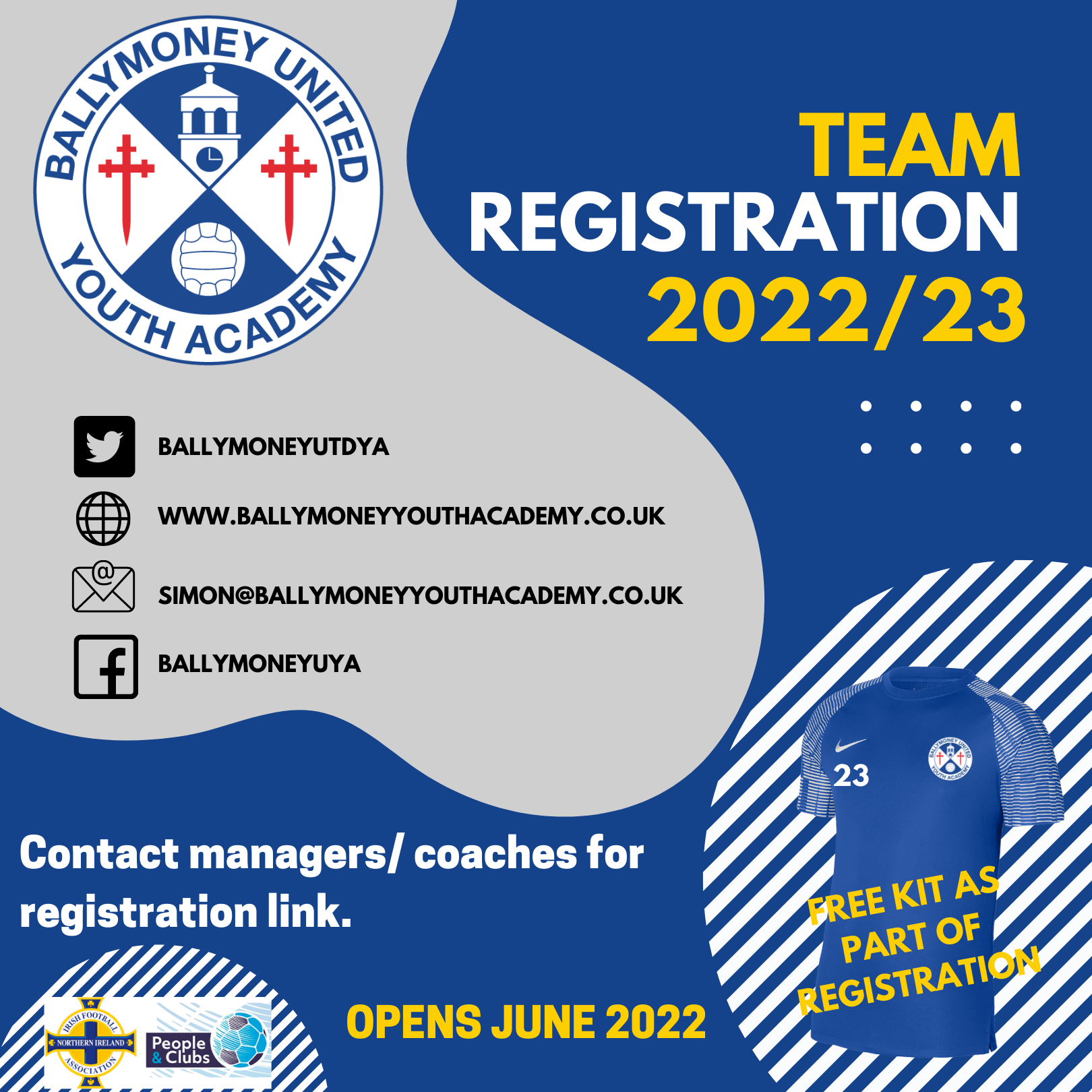 Ballymoney United Youth Academy Home